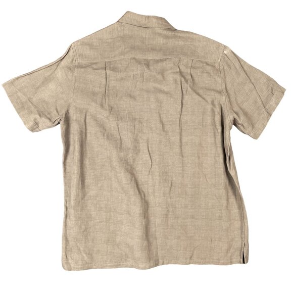 Tasso Elba Island Mens Shirt XL Silk Linen Casual Everyday Work Office Basic Dad - Picture 4 of 9